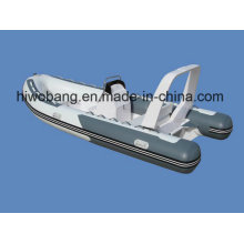 Barco inflável de fibra de vidro de 4,7 m Rib 470 para esportes marítimos